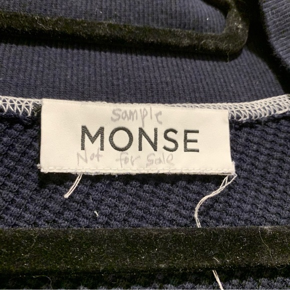 Monse Asymmetrical Waffle Knit Top - M - Picture 10 of 10